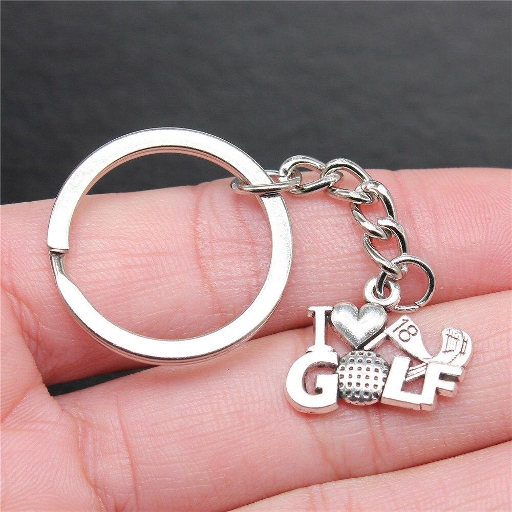 I Love Tags Keychains Findings For Diy Metal Craft Key Chain Accessories