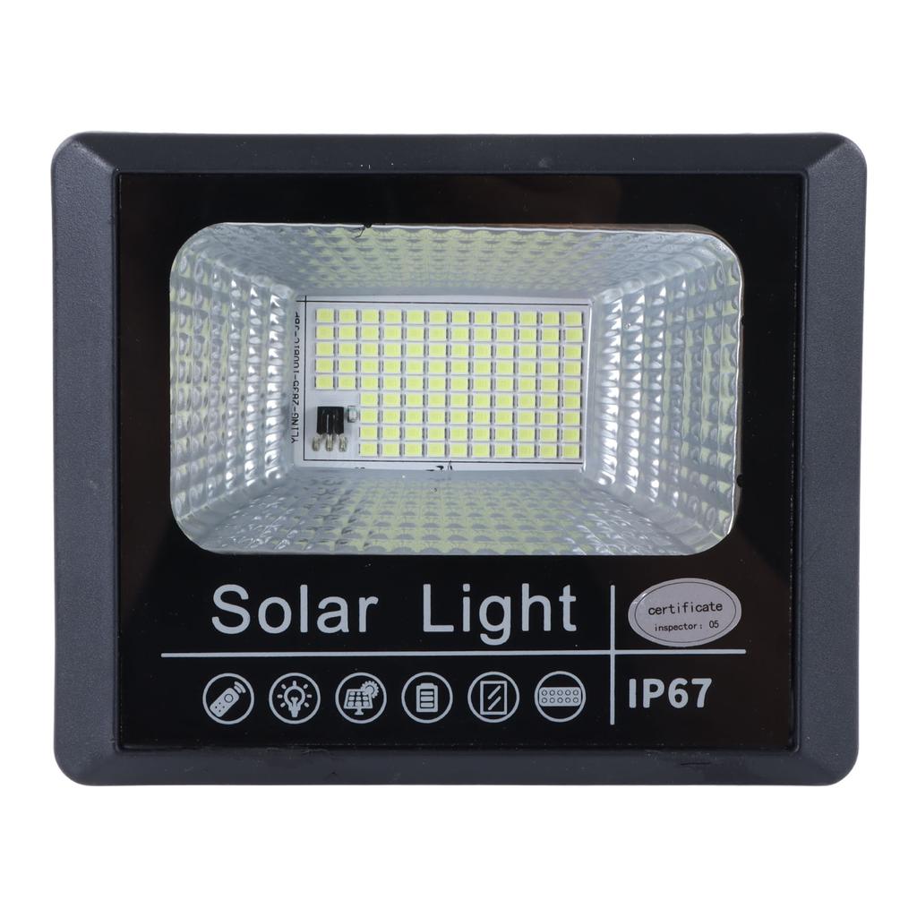 Solar Light Remote Control Lighting Sensing Timing Function Lamp 30W for Outdoor