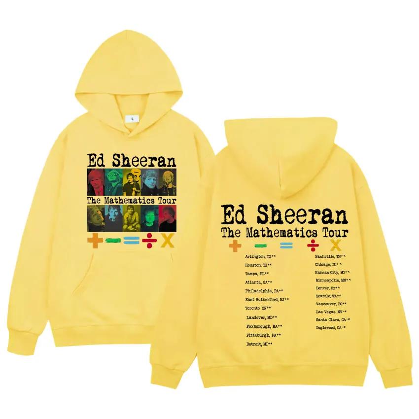 

Поп Эд Ширан Математический Тур Концертное Худи Мужское Женское Поп Харадзюку Толстовки Оверсайз Свитшоты Свободный Пуловер 3XL