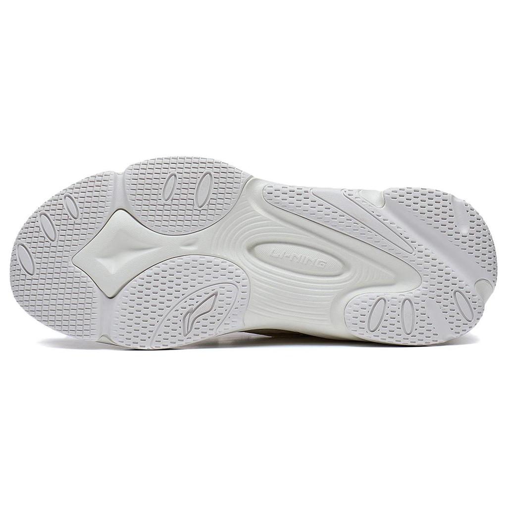 New LiNing Nebula 2K Anti Slip Wear Resistant Low Top Sports Casual Shoes Men's White AGCT077-1