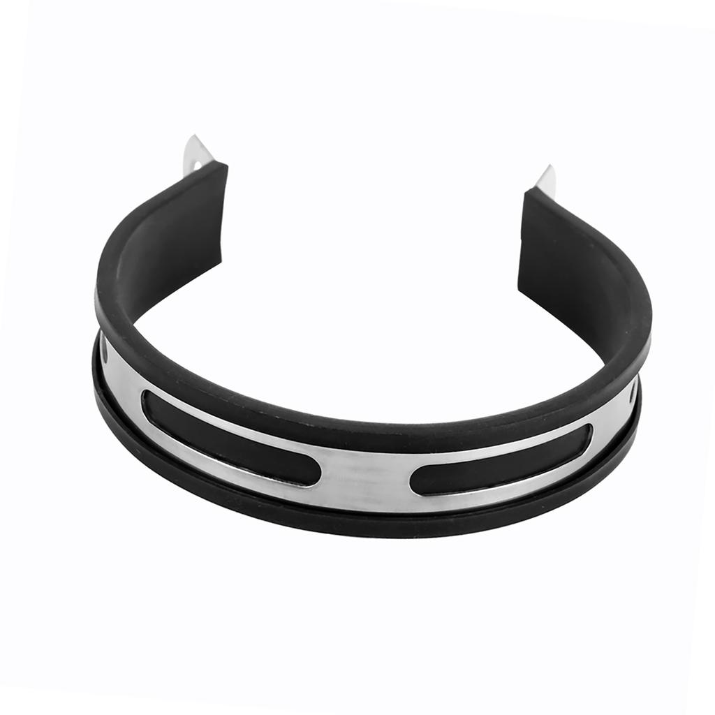 Motorcycle Exhaust Muffler Pipe Silencer Pipe Hanger Mount Bracket Stainless Steel Black Silver Sy Install Sturdy Most Motorcycle Semicircle Shape