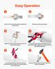 Steel Banding Strapping Kit, Heavy Duty Banding Sealer Tool with 30.5 M Binding Straps, 100 Metal Clasps, Manual Pallet Packaging Strapping Kit for