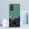 Anime Cat Rain Animal Phone Case For Xiaomi Redmi Note 15 14 14S 13 12S 12 Pro Plus 11S 11 11T 11E 10S 10 + Soft TPU Back Cover