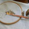 Knitting Hook Crochet Needles Wooden Handle Cross Stitch Needles  Beaded Embroidery