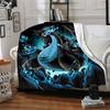 1pc Dragon, Fantasy Art Blanket Lightweight Flannel Blanket Throw Blanket For Sofa, Bed, Travel, Camping, Livingroom, Office, Couch