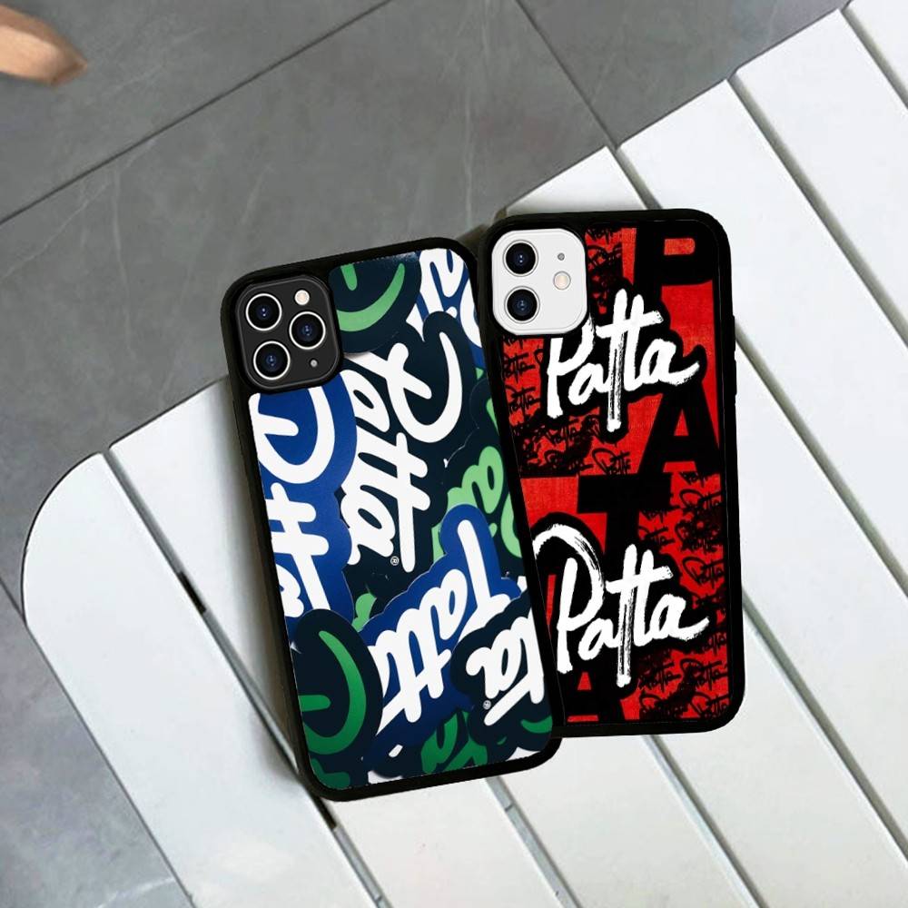 Fashion P-patta PC+TPU Phone Case For iPhone 17 16 15 14 13 12 11 Pro Max Plus Kawaii Cartoon Cover
