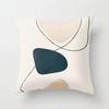 Modern Abstract Pink Brown Geometric  Pillowscase Fashion Decorative Pillows Cover Livingroom Sofa Cushions Cover 45*45cm