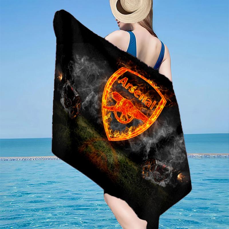 AS Roma Football Club Emblem Beach Towel, Quick-drying, Easy to Care for, Use for Both Fitness and Beach Vacations,Sports Essential Fan Gift