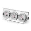 Chrom 2''52MM Triple Gauge Kit Voltmeter Wassertemperaturanzeige Öldruckanzeige mit Sensor Car Meter
