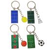 Kreativer Fußball- und Basketball-Schlüsselanhänger-Anhänger - Ideales Fan-Souvenir oder Auto-Schlüsselzubehör