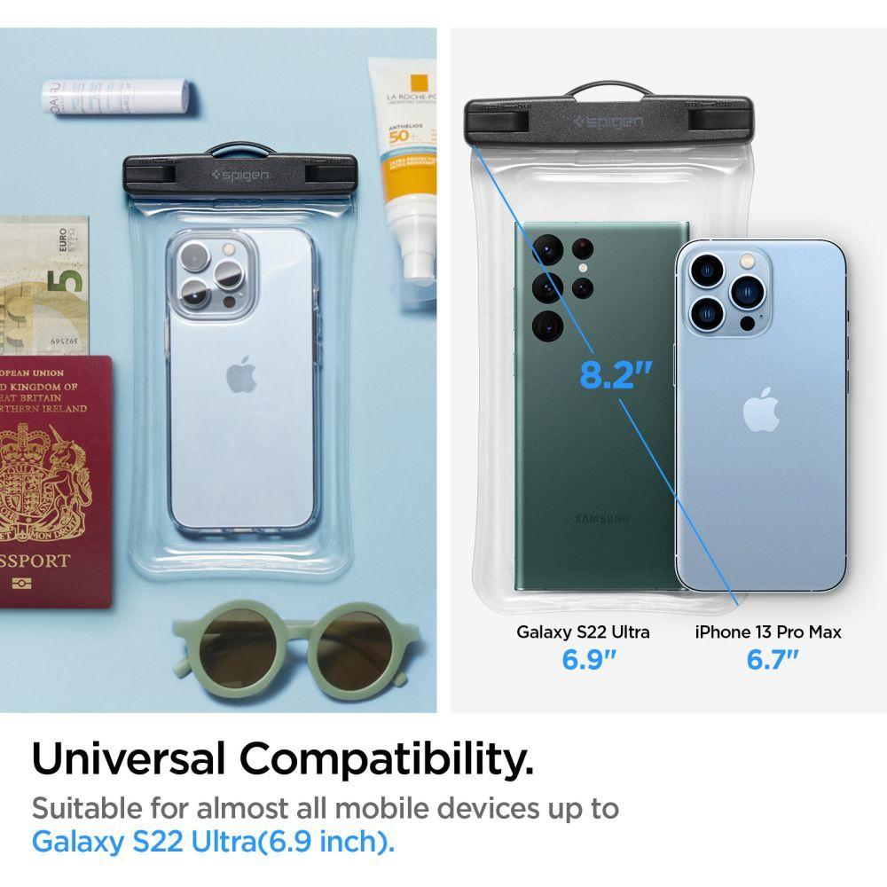 Spigen A610 Universal Waterproof Float Case Crystal Clear