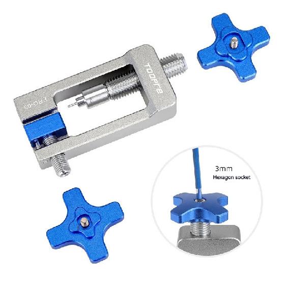 Bicycle Hydraulic Brake Bleed Kit Bike Oil Injection Tool For Brakes Hydraulic Hose Cutter For Bike T Handle Brake Bleeding