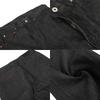 American retro hand stitch 2.0 micro-pull jeans men and women 26ss simple commuting and thin original cow straight trousers
