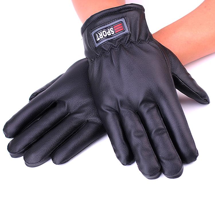 

Big Cotton Gloves for Men Riding Motorcycles In Winter Thick and Velvet To Keep Warm and Drive Outdoors. One Size