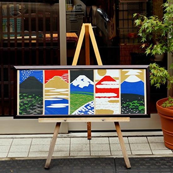 Dyeing Anbo Hand Towel Authentic Dyed Cotton Tokuoka Made In Japan 35cm X 100cm "Five Fujis" 100%