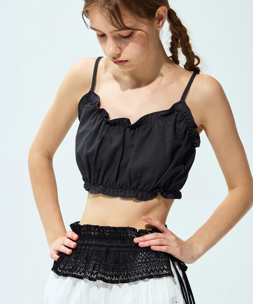 Waiowai Shirred Lace Pleated Belt