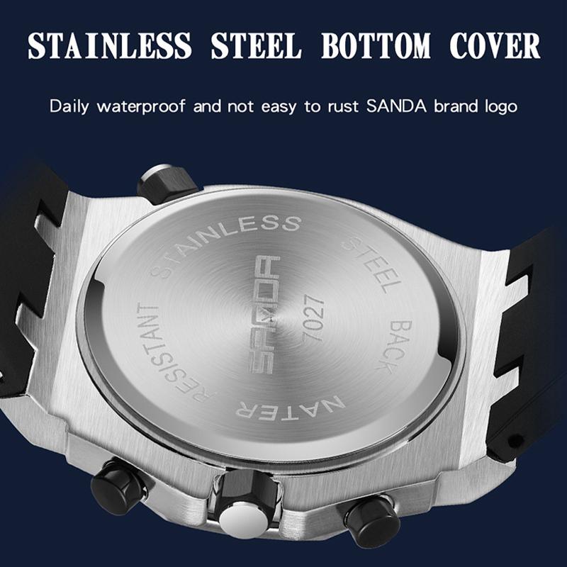 Quartz Movement Wristwatches Man Casual Waterproof Date Sports Watches Clock For Men Male Relogio Masculino