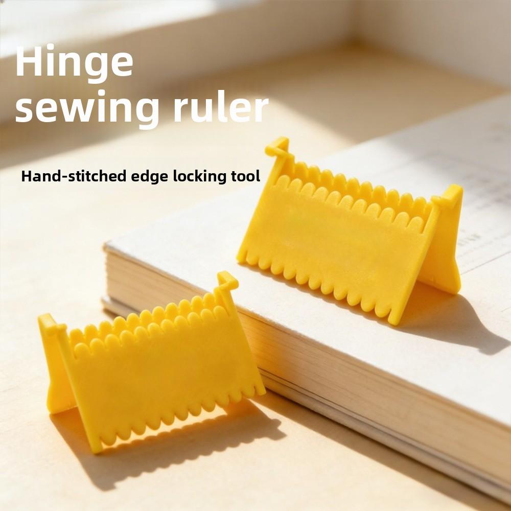 Easy-To-Grip Handle Seam Guide Clip Precise 1.5-4mm Hemming Measuring Tool Crafting