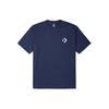 Converse Contrasting Colors Cashew Loose Round Neck Short Sleeve Couple Style Blue Men's 10023154-A03