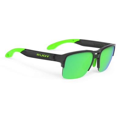 Rudy Project SPINAIR 58 Crystal Graphite Frame Polar 3FX HDR Multi Laser Green Lens Half-Rim Sunglasses, / (SP586195-0000)