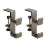 1/2Pcs Fireplace Stocking Holder Metal Christmas Wreath Hanging Rack Strong Load-bearing Adjustable Design Garland Hook Mantel Hanger