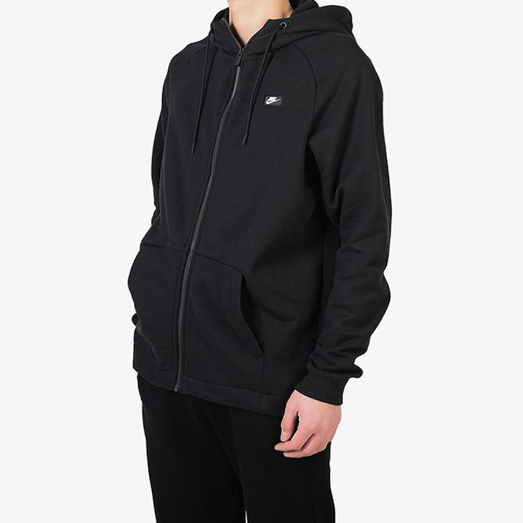 Nike Sport Casual Comfortable Durable Hooded Jacket Men Jackets Black AR1725-010