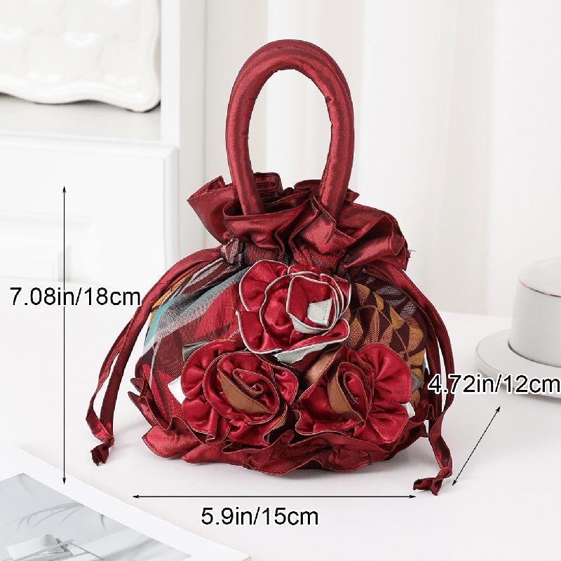 Women's Lace Handbag Cell Phone Bag Daily Matching Tote Bucket Bag Party Party Evening Bag