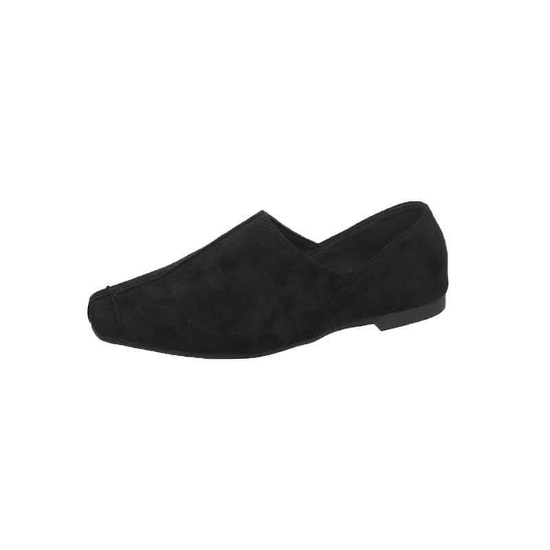 Fashion Women Square Toe Flats Loafers Shoes Brand Party Summer Sandals 2025 Elegant New Casual Sneakers Fashion Walking Shallow Zapatos
