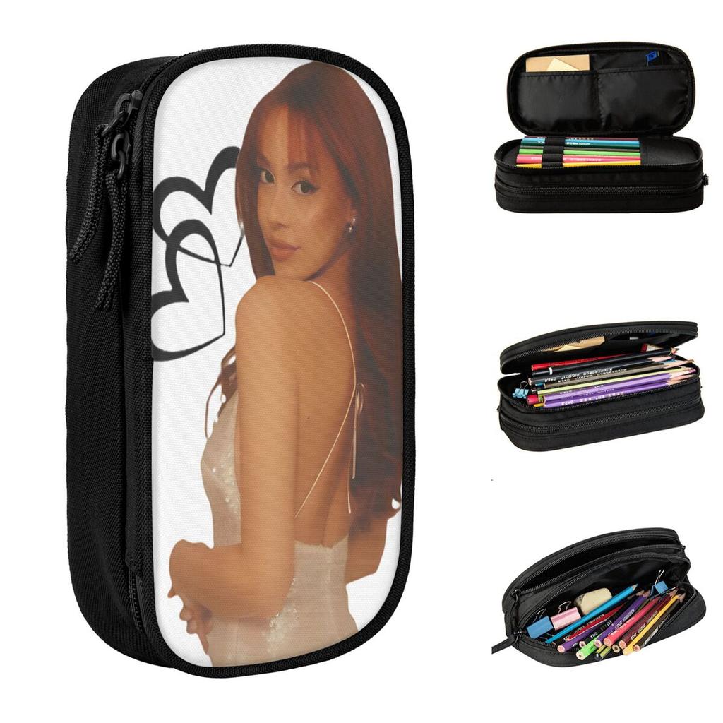 Ayliva Singer Pencil Cases Classic Pen Bag Student Big Capacity Students School Gift Pencilcases