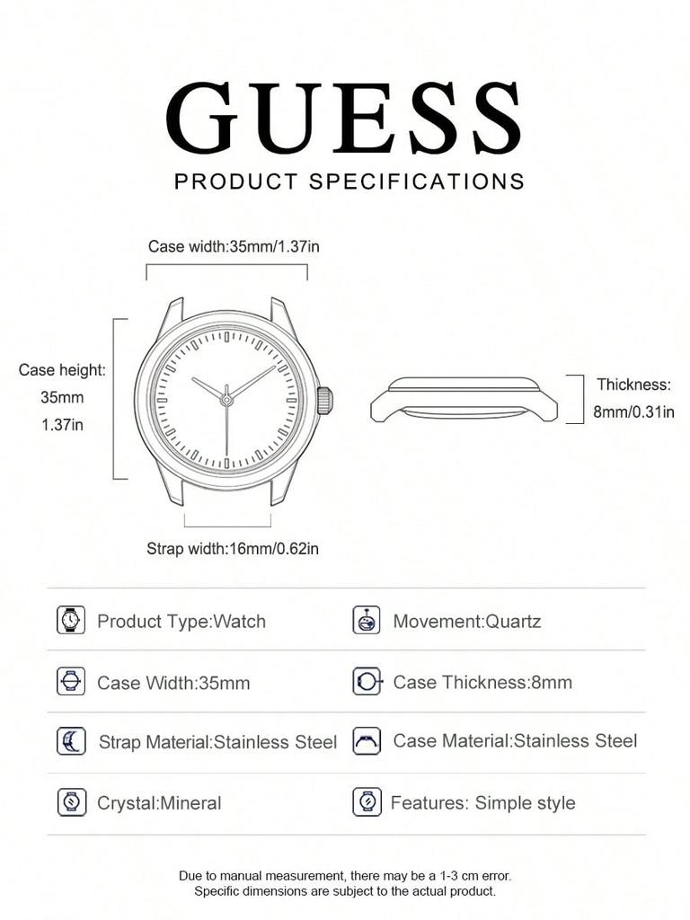 GUESS Women's Quartz watch W1228L2