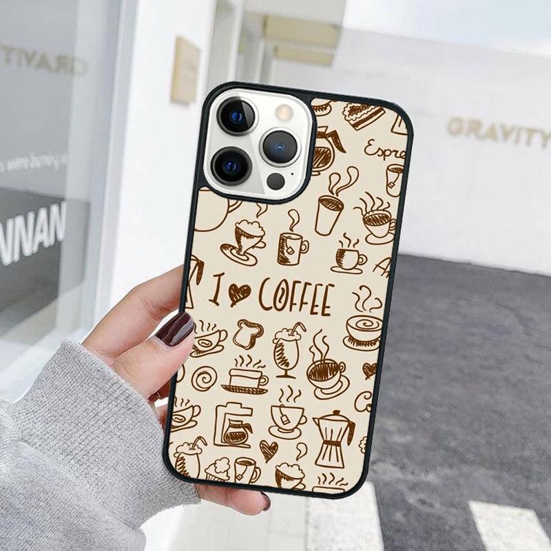 Coffee Is Calling Funny Phone Answer Page Phone Case For iPhone 17 Air 15 16 Cover  11 13 14 Pro Max 12 Plus Max XR
