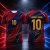 Camiseta de Fútbol Commemorativa Yamal No.10 Rushready Verano Transpirable Set para Adulto/Niño Camiseta Deportiva Edición Especial Camiseta de Fútbol para Aficionados