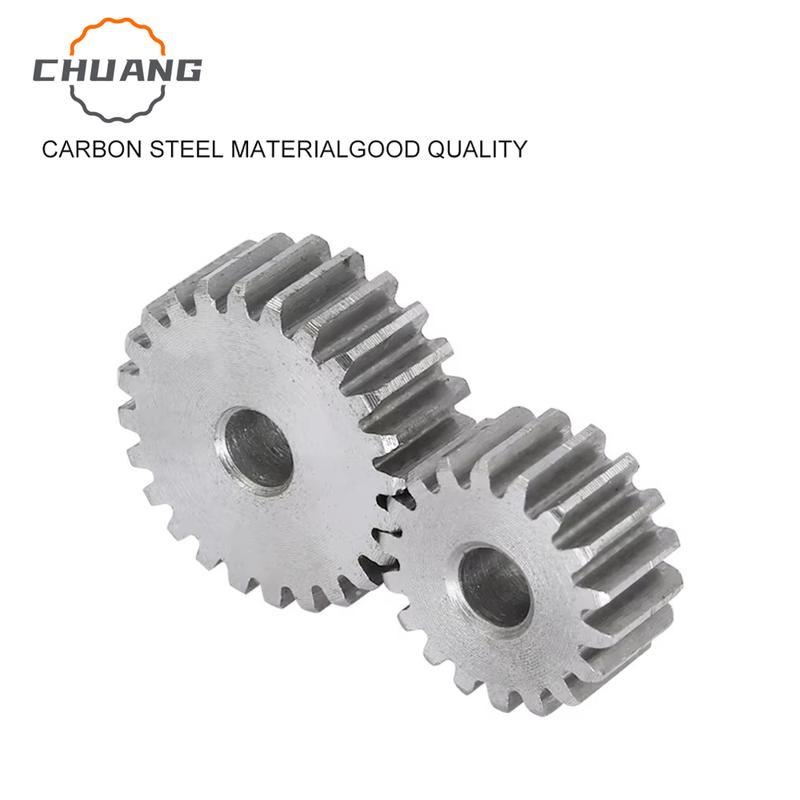 51T/52T/53T/54T/55T/56T/57T/58T/59T/60Teeth 1 M Spur Gear SC45# Carbon Steel Material Cylindrical Gear Transmission Accessories