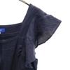 BLUE LABEL CRESTBRIDGE French sleeve one piece 38 Navy Women Used