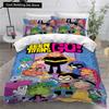 Teen Titans Go Povlečení Jednolůžko Twin Full Queen King Velikost Anime Sada Povlečení Aldult Dětský Pokoj Povlaky na Peřinu Sada 3D Tisk 014