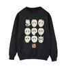 Friday The 13th Womens/Ladies Jason Masks Sweatshirt
