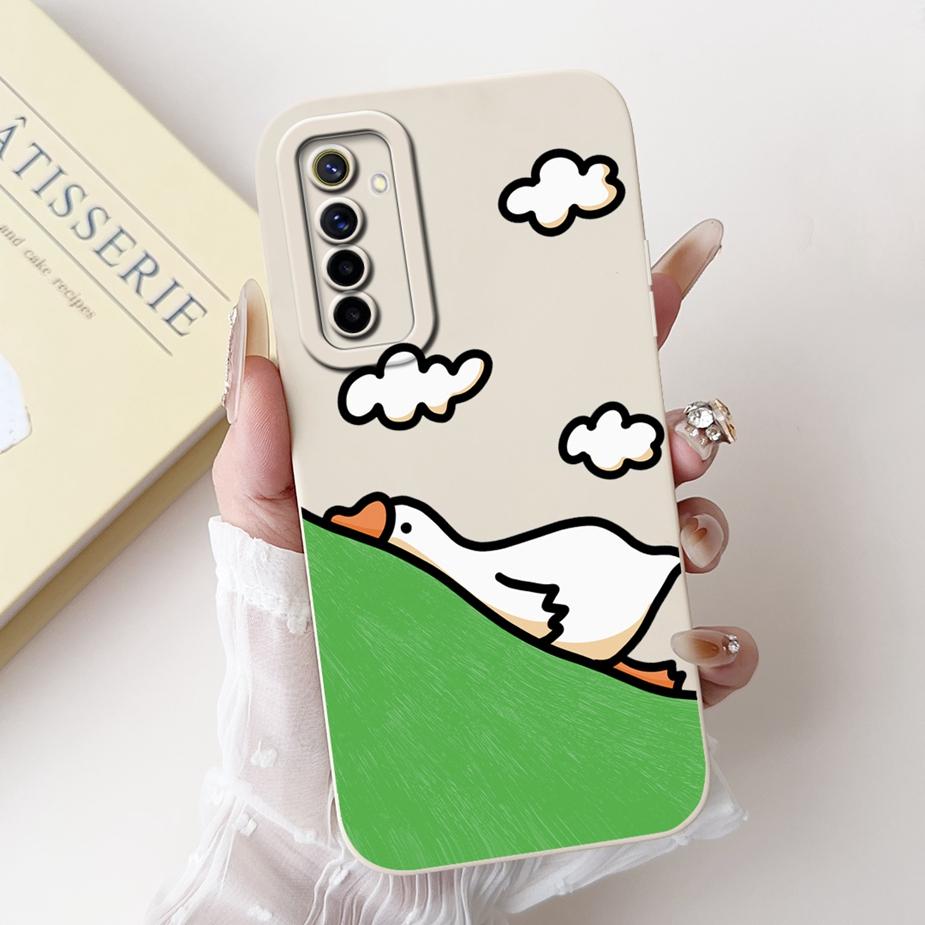 Für Realme 6 6i 6S Hülle Realme6 Pro Süß Mode Süßigkeiten Bemaltes Cover Weiche Silikon Handyhülle Für Realme 6 Pro Realme 6S 6i Taschen
