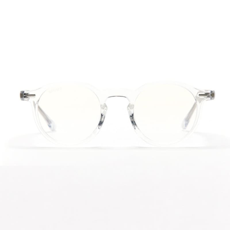 MUUT Transparent Horn-rimmed Y.LAB 04 C18_White