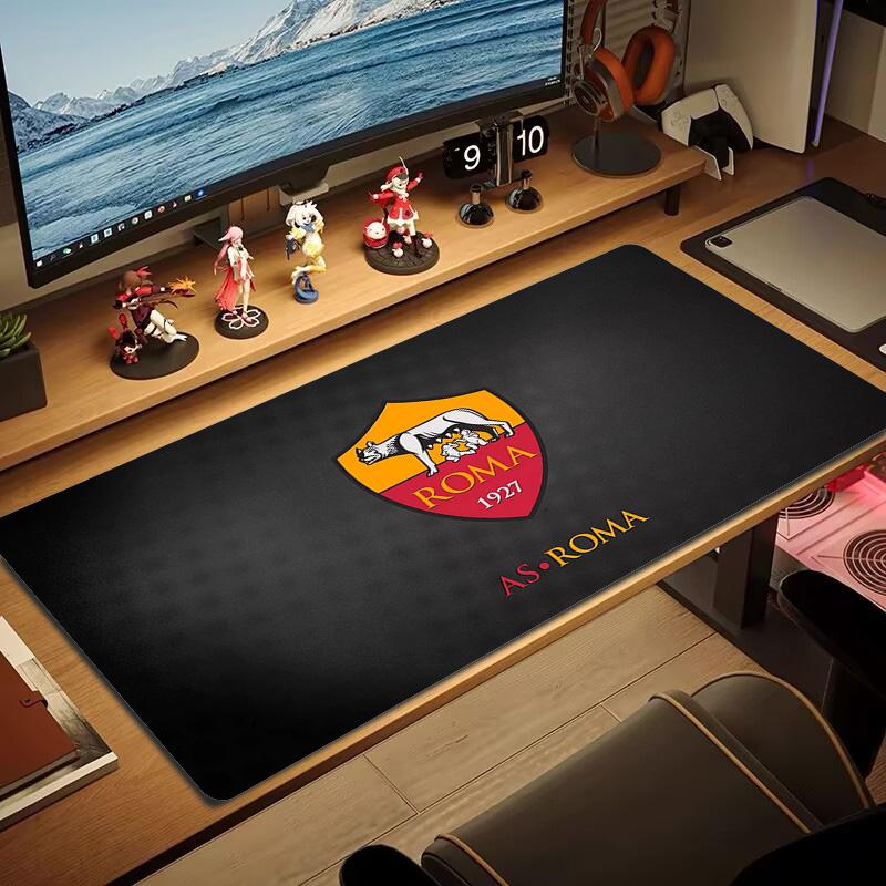 AS Roma Color Mouse Pad Large Gaming Table Cushion Non-slip Laptop Tablet Big Mousepad XXL Mat Mini PC Playmat With Lock edge