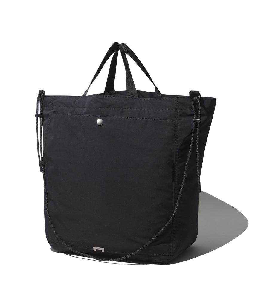 Customellow Black Nylon Two-Way Tote Bag_Cabax25103Bkx