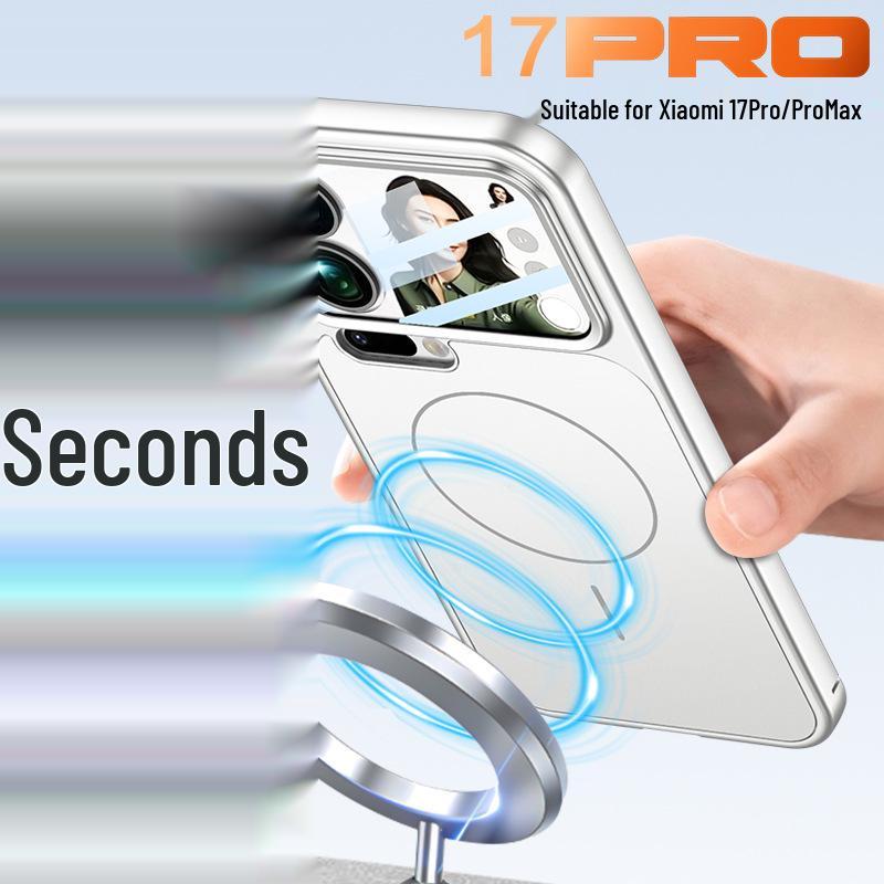 Xiaomi 17Promax Wireless Charging Case: Ultra-Thin Magnetic Lens Protector