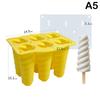 Popsicle Molds 6 Pieces Popsicle Molds Silicone BPA Free Ice  Easy Release Popsicle Mold 6 Sticks Ice Easy Release Mold
