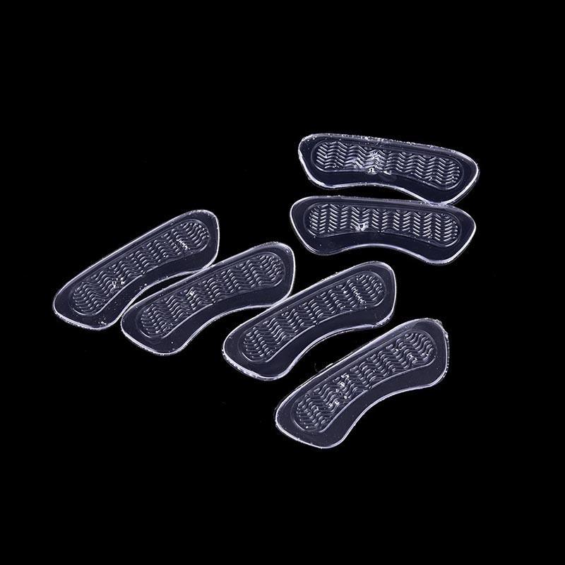 1 Pair Silicone Gel Heel Grip Back Liner Shoe Insole Pad Foot Care Protector