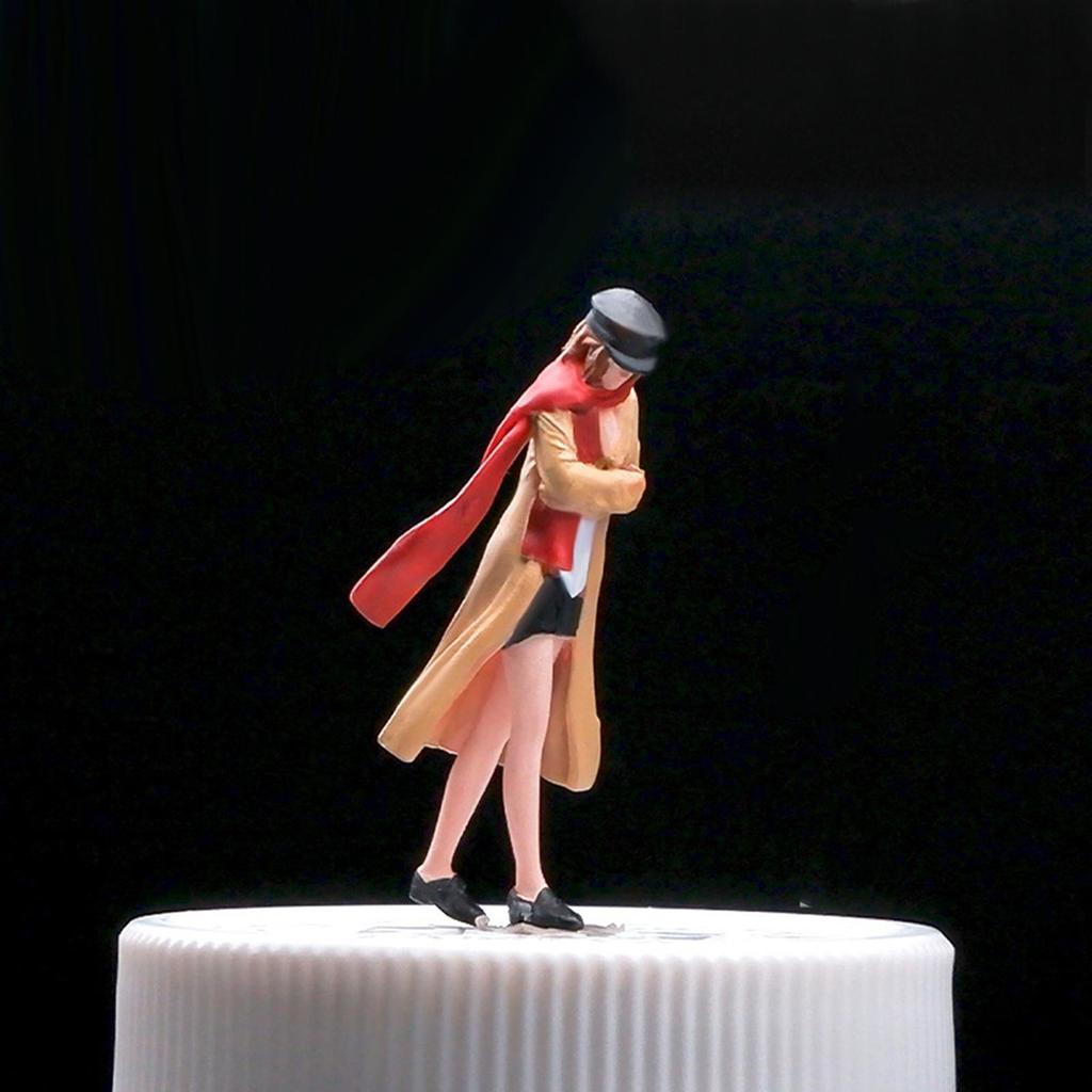 1/64 Female Model Doll Toy, Toy Figure, Landscape Decor, Unique Ornament, Resin Figure for Club,