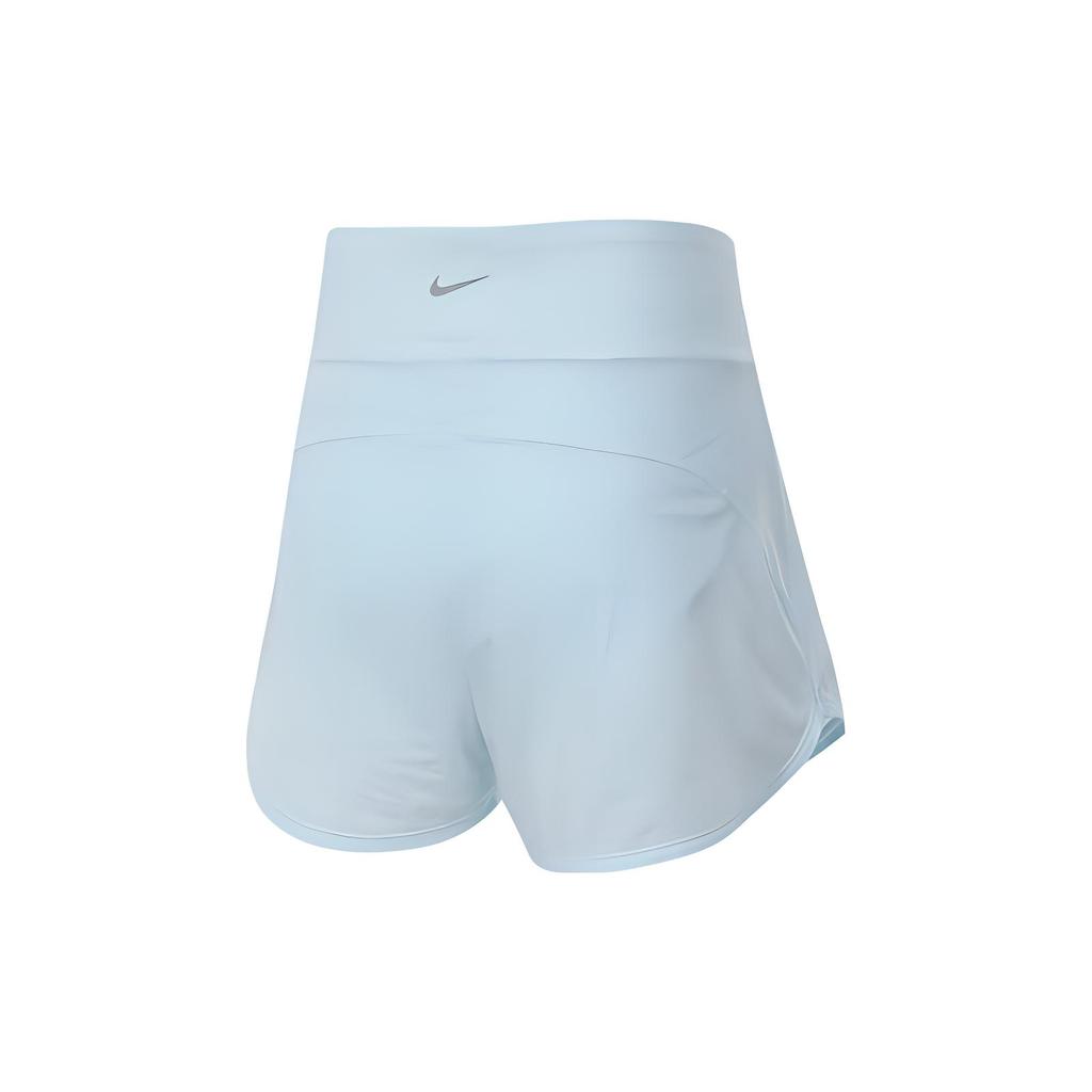 Nike Bliss Womens Running Series Quick-Dry Breathable High-Waisted Sports Shorts Women Shorts Blue DX6019-474