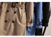 Women's Korean-Style Mid-Length Trench Coat - 2022 Autumn/Winter British Slim Fit Outerwear