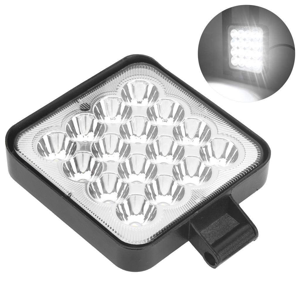 48W 16LED čtvercové pracovní světlo Jasné IP67 vodotěsná lampa pro auto motocykl nákladní automobil loď