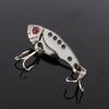 4PCS with 3D Red Eyes Spoon Lures Metal VIB Crank Bait Lures Blade Bait Fishing Lures  for Walleye