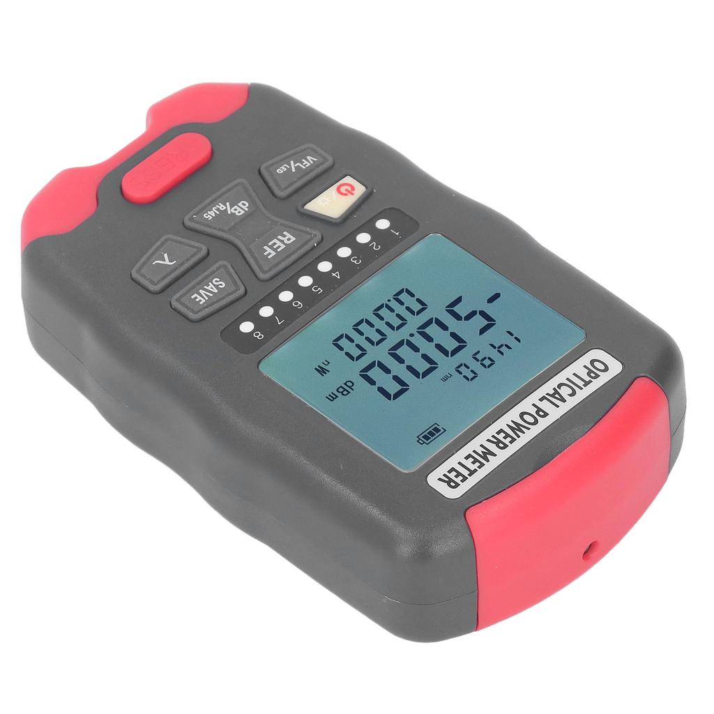 Optical Fiber Power Meter Red Light Source Network Optic Tester with LED Light Communication Engineering AUA‑D70 ‑70dBm