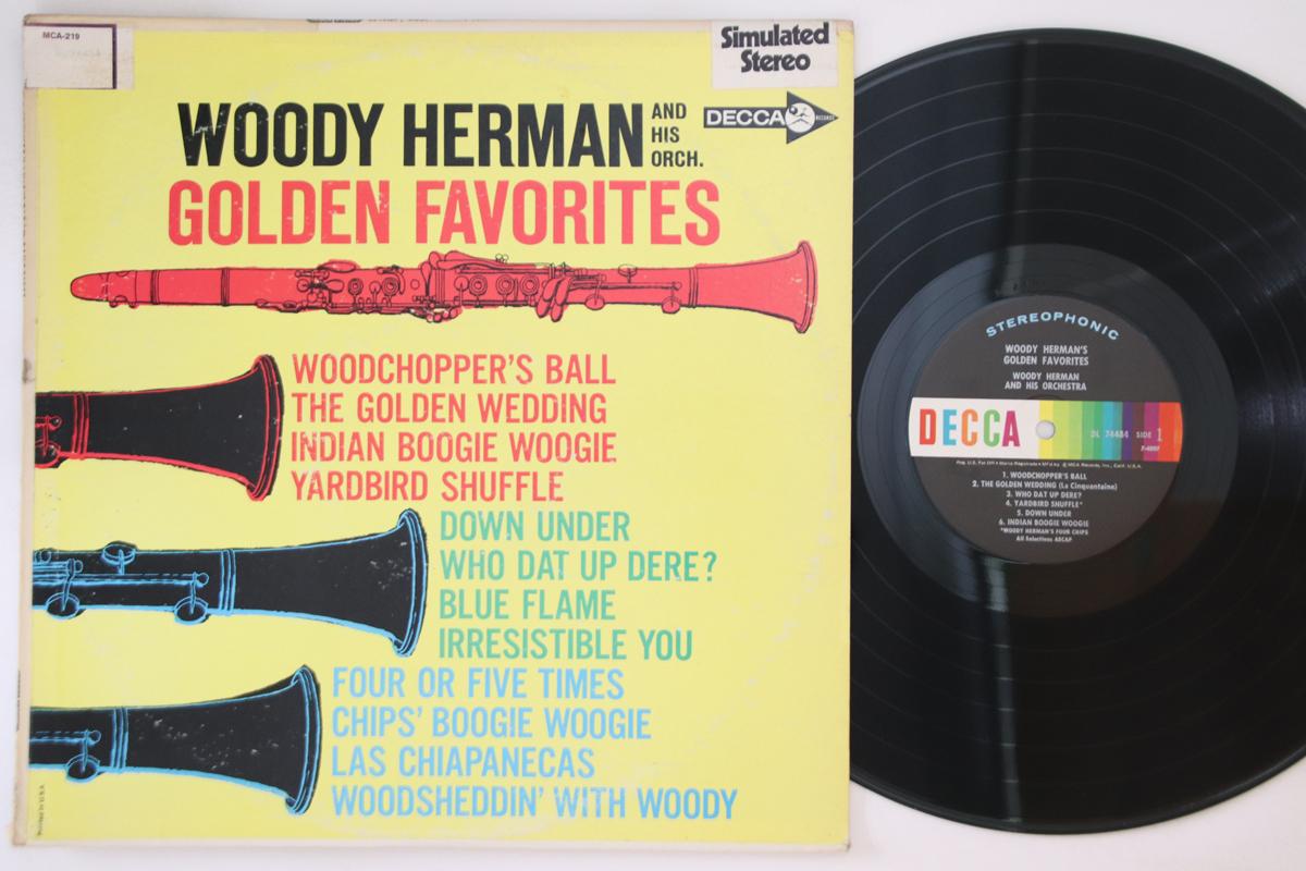 

LP Record WOODY HERMAN - Golden Favorites DL74484 DECCA US Jazz Used